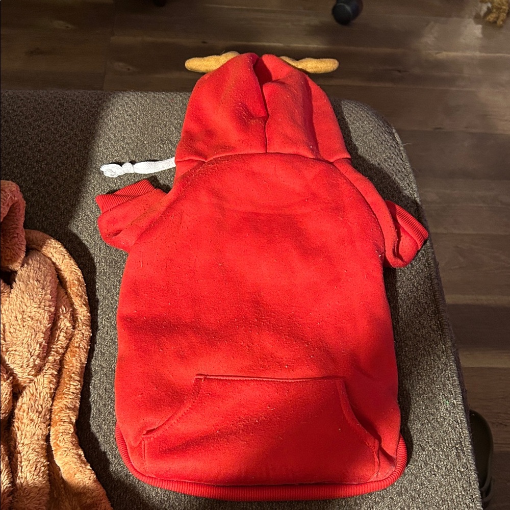 Amazon Essentials Red Dog Hoodie XL
